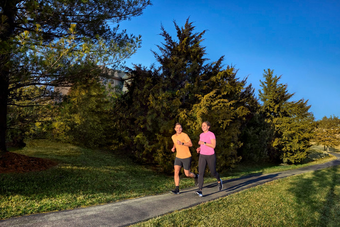 Garmin Forerunner 55 Zwart product in gebruik