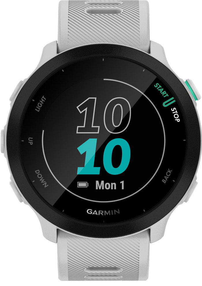 Garmin Forerunner 55 Wit voorkant