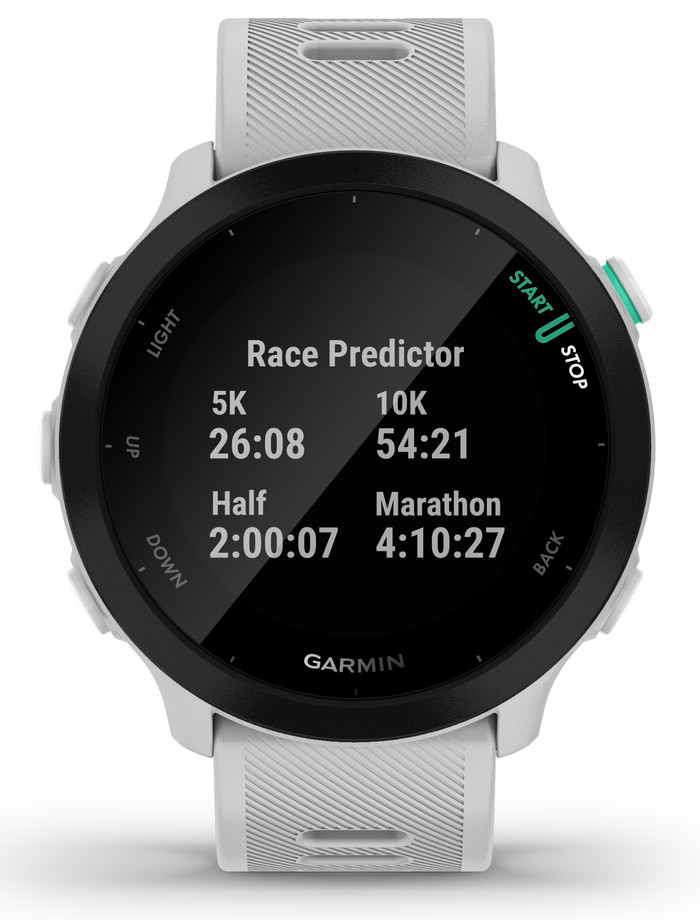 Garmin Forerunner 55 Wit voorkant