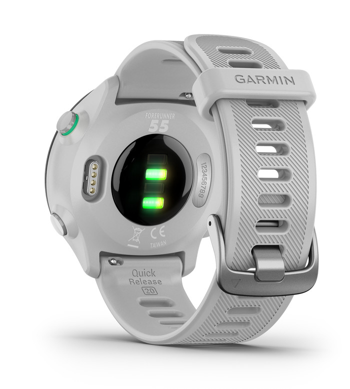Garmin Forerunner 55 Wit achterkant