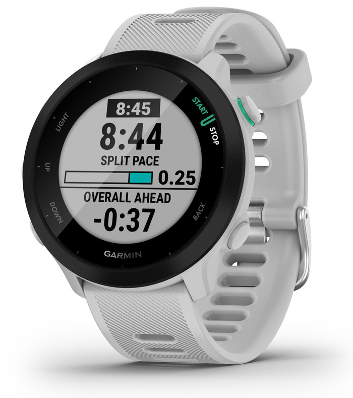 Garmin Forerunner 55 Wit rechterkant