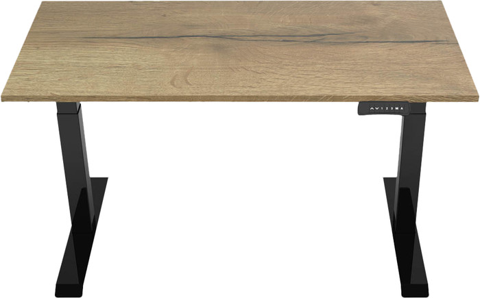 Euroseats Electric Sit-Stand Desk 160x80 Black/Oak Main Image