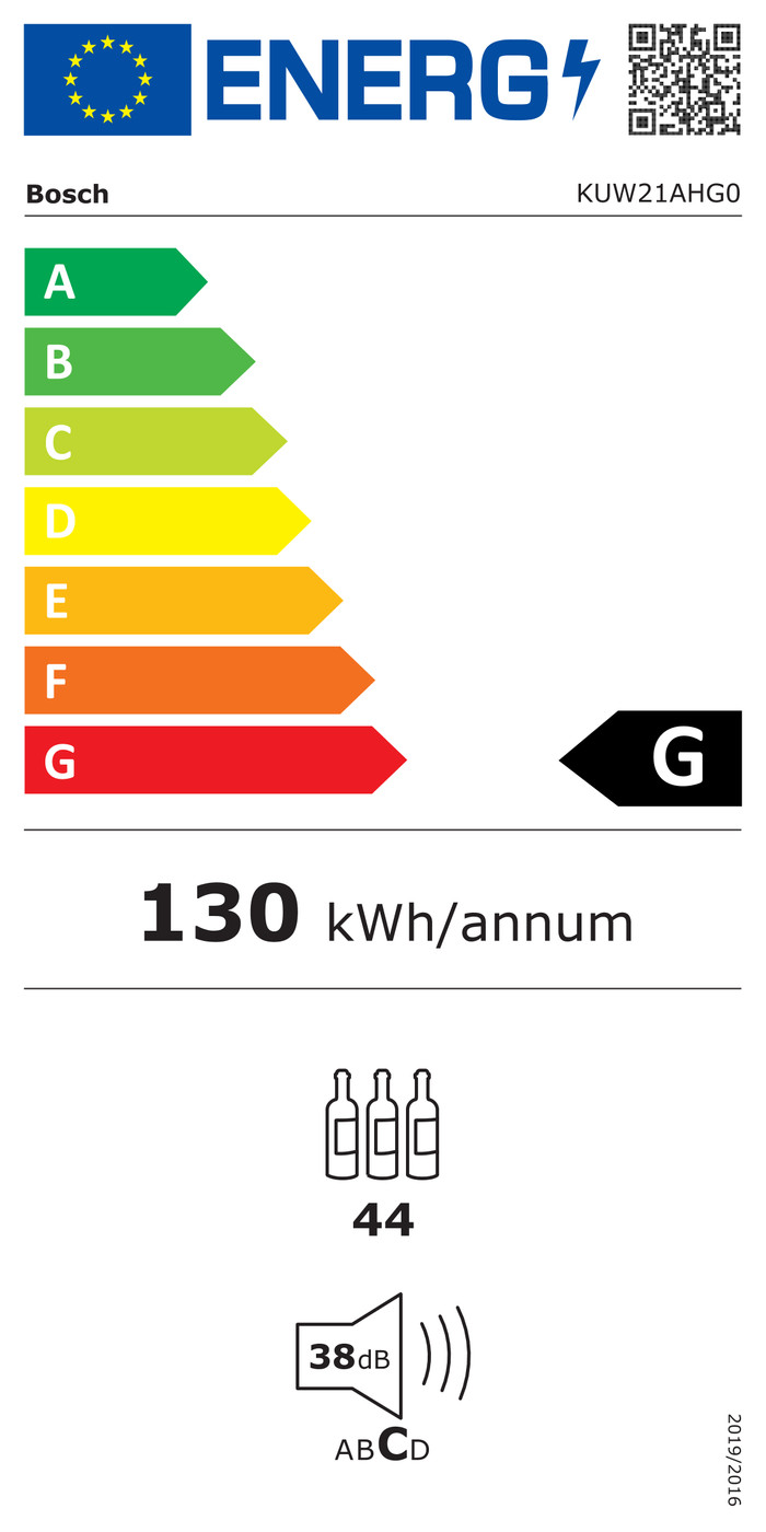 Bosch KUW21AHG0 energielabel