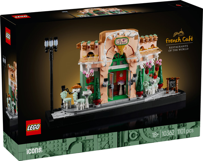 LEGO Icons Frans Café 10362 verpakking