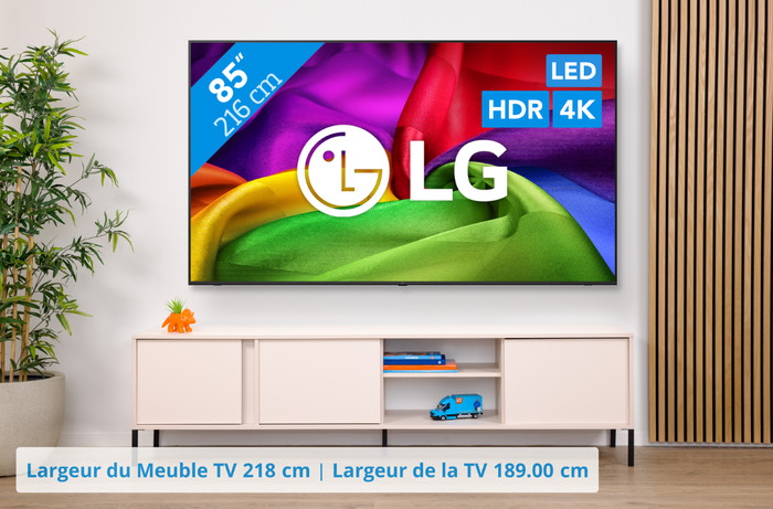 LG LED 85" NU800 (2026) visuel Coolblue 1