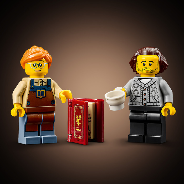 LEGO Icons Boekensteun: Boekhandel 11379 product in gebruik