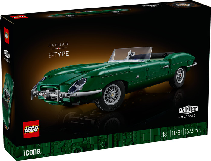 LEGO Icons Jaguar E-Type 11381 verpakking