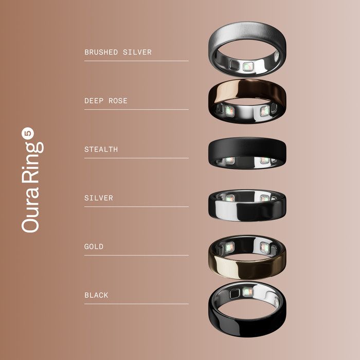 Oura Ring 5 Taille 9 Deep Rose visuel fournisseur