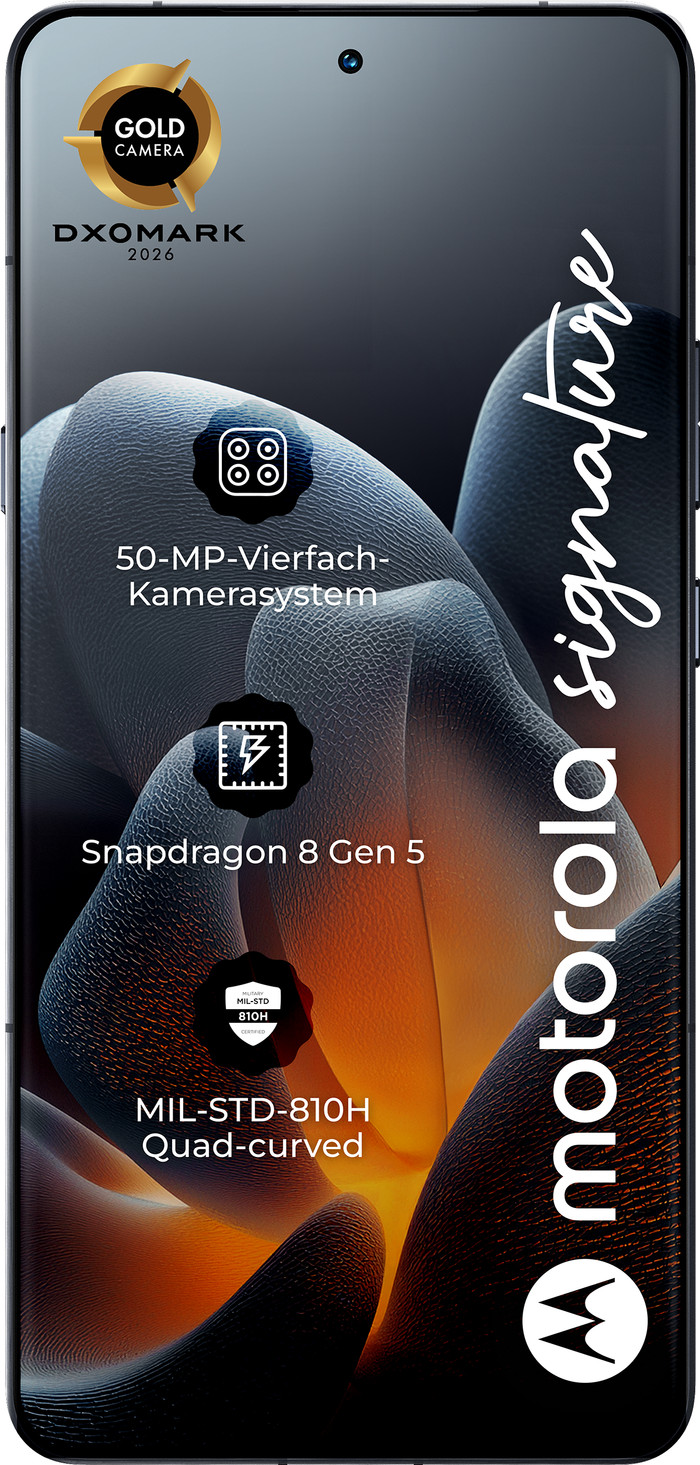 Motorola Signature 512GB Gray 5G front