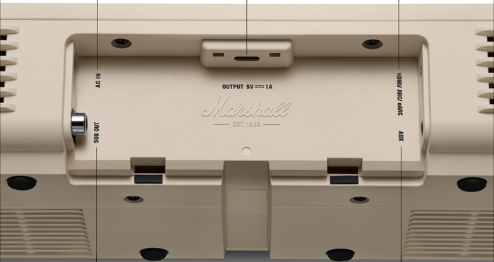 Marshall Heston 60 Cream achterkant