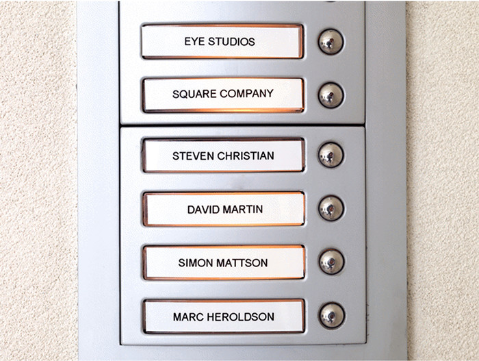 DYMO D1 12mm x 7m Black White Labels 3-pack product in use