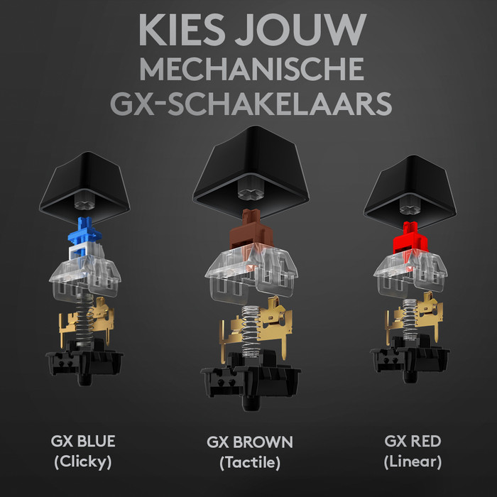 Logitech G512 Carbon Lightsync RGB Mechanical Gaming Keyboard AZERTY visual supplier