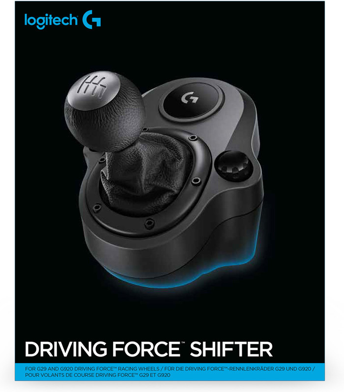 Logitech G923 TRUEFORCE PlayStation & PC + Driving Force Shifter verpakking