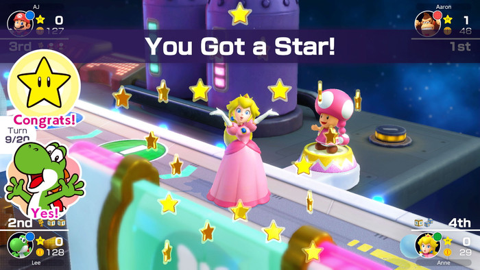 Mario Party Super Stars Nintendo Switch produit à l'usage