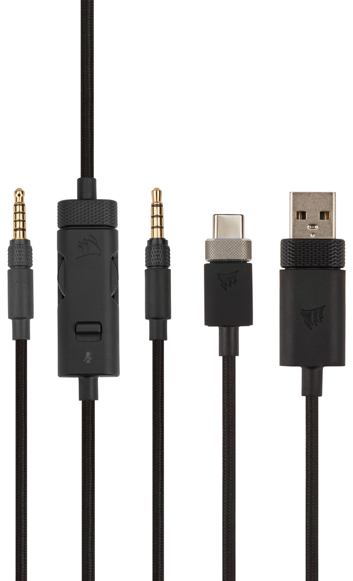 Corsair Virtuoso Casque Gamer Hifi RGB Sans Fil XT avec Spatial Audio null