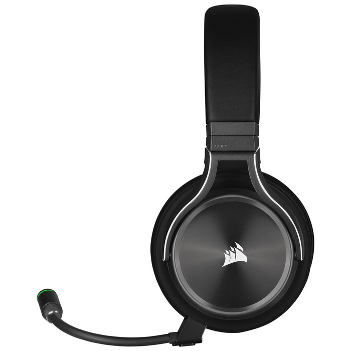 Corsair Virtuoso Casque Gamer Hifi RGB Sans Fil XT avec Spatial Audio côté gauche