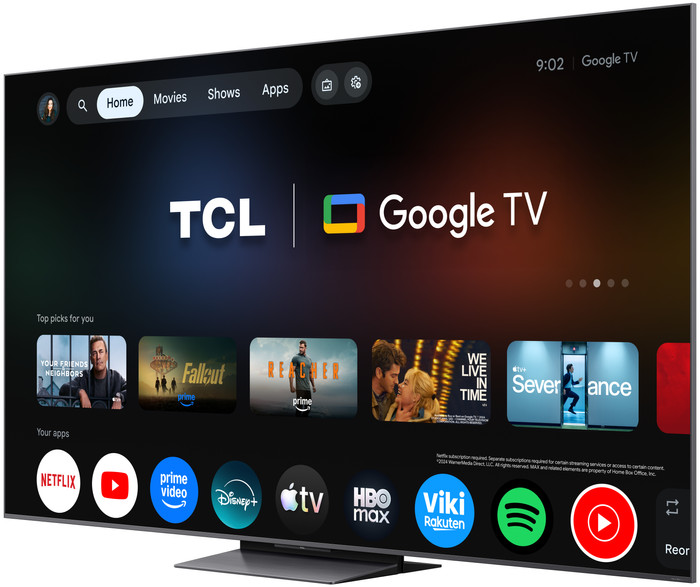 TCL SQD Mini-led 75" C89L (2026) voorkant