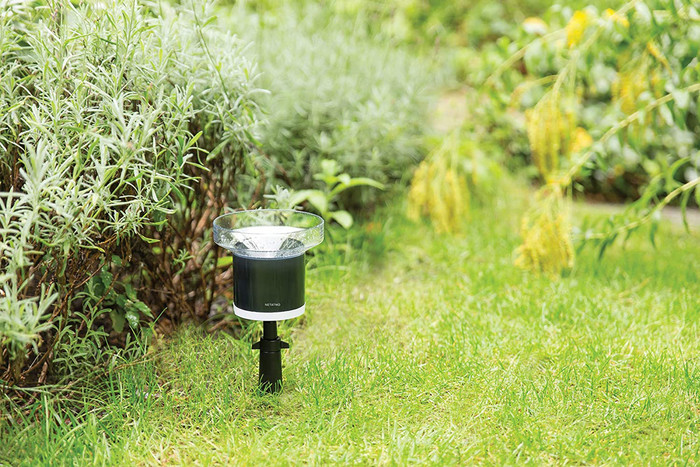 Netatmo Rain Gauge product in use