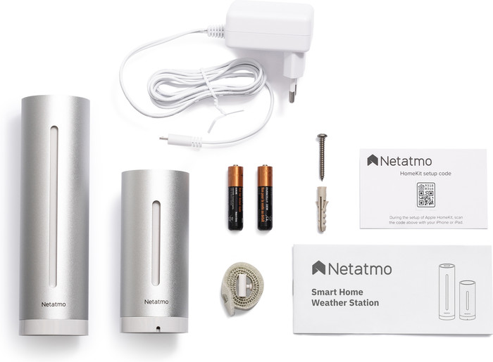 Netatmo Smart Weather Station + Extra Indoor Module inside