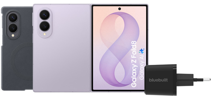 Samsung Galaxy Z Fold 8 512GB Lilac 5G + Accessory Pack Main Image