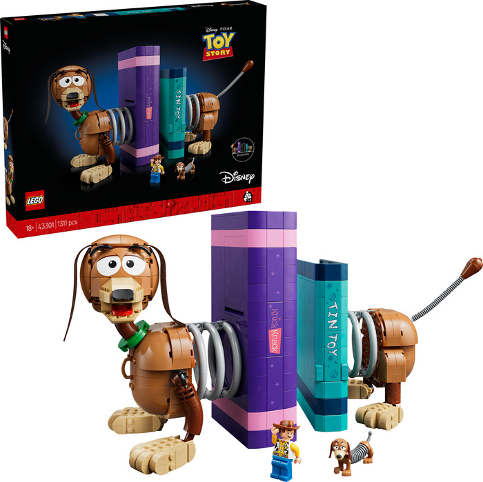 LEGO Disney Pixar Toy Story Slinky Dog Bookends 43301 right side