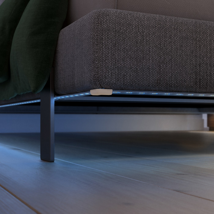 Philips Hue Flux Hoekconnector 4-Pack product in gebruik