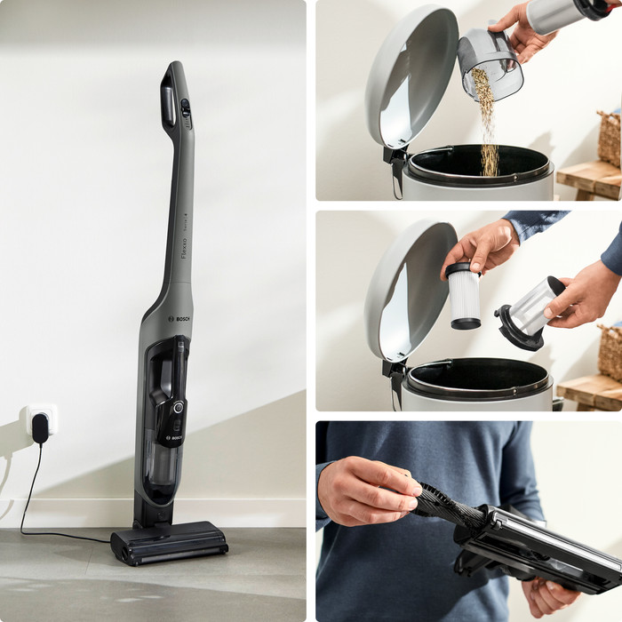 Bosch Series 4 Flexxo 28Vmax BHH4GN28 Grey product in gebruik