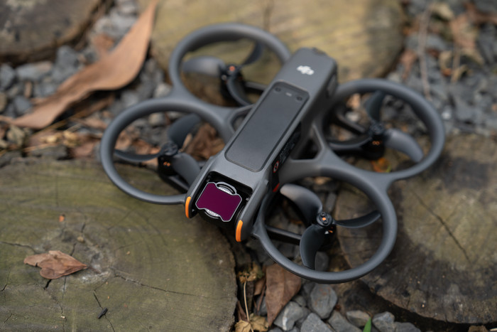 Freewell DJI Avata 2 ND Filters 4 Pack product in gebruik