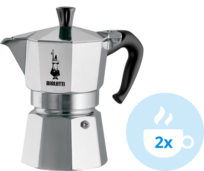 Bialetti Moka Express 2 kopjes Main Image