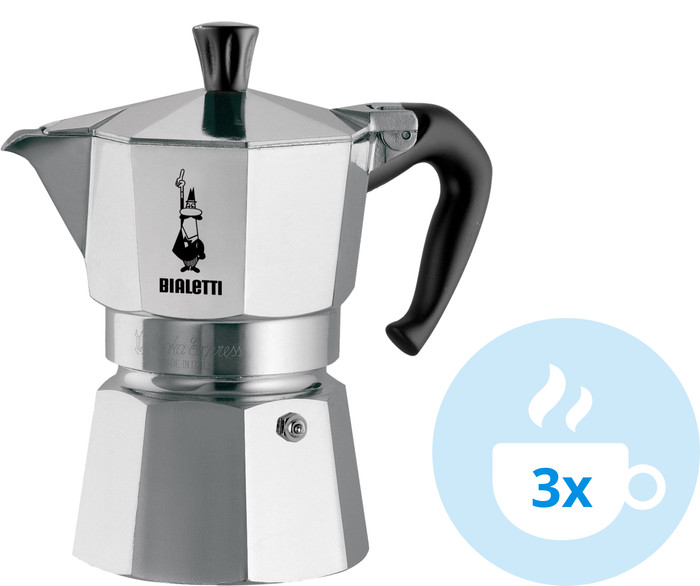 Bialetti Moka Express 3 kopjes Main Image