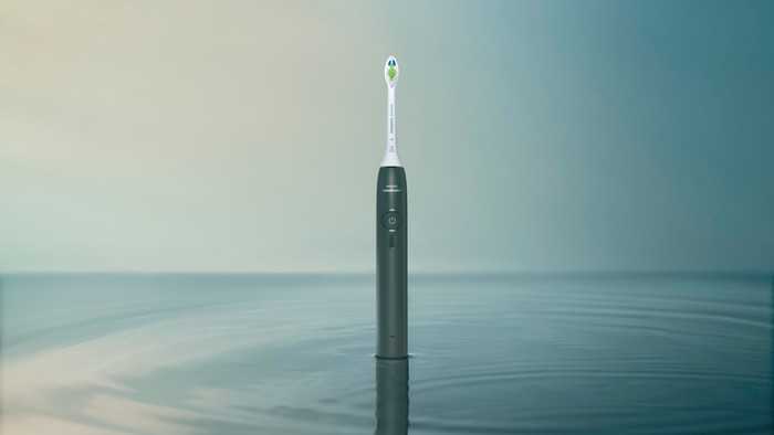 Philips Sonicare 3100 Series HX4033/26 Bosgroen product in gebruik