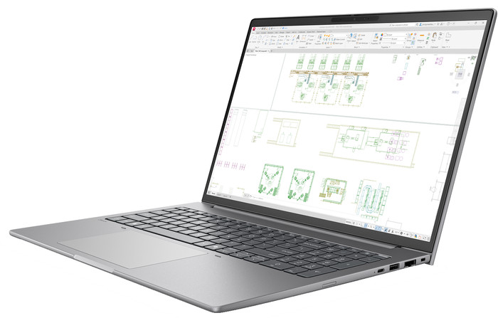 HP ZBook 8 G2i 16'' Copilot+ PC E7WP7ET Azerty rechterkant