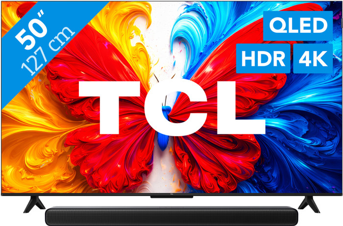 TCL 50" QLED S5L 4K (2026) + TCL S45H 2.0 Barre de Son Main Image