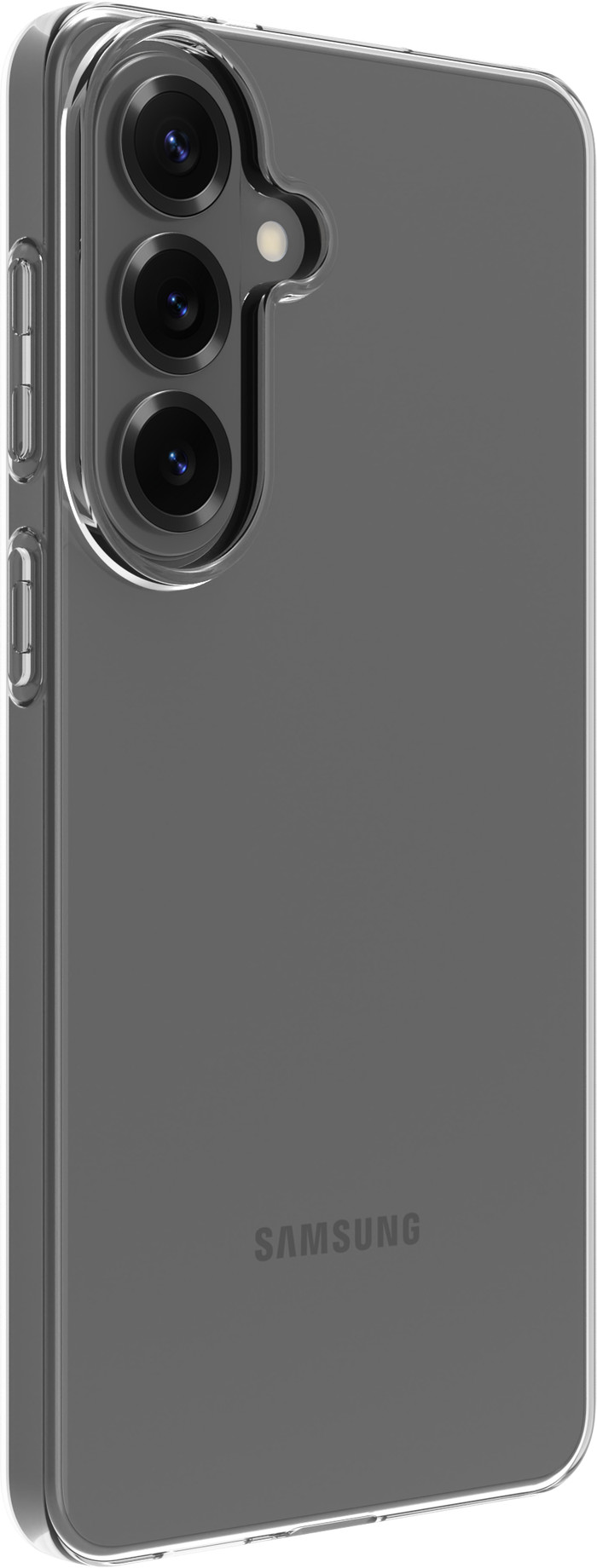 BlueBuilt Samsung Galaxy S26 Plus Back Cover Transparent côté droit