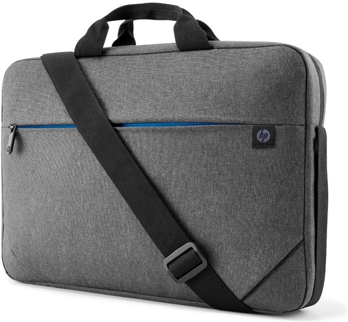 HP Prelude 17,3 inch Laptoptas Grijs voorkant