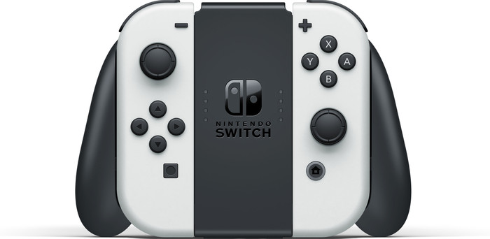 Nintendo Switch OLED Wit + Mario Kart 8 Deluxe + BlueBuilt Beschermhoes accessoire