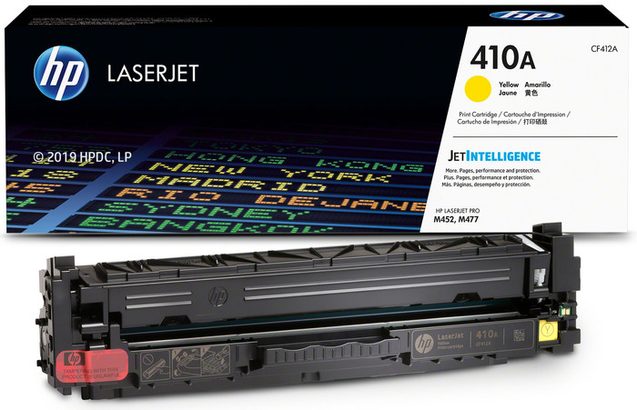 HP 410A Toner Geel verpakking