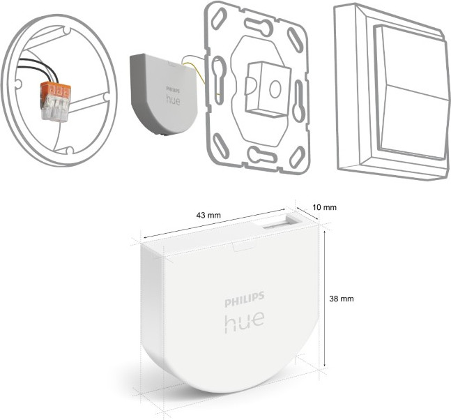 Philips Hue Wall Switch Module Duo Pack visual supplier