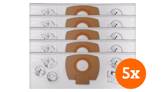 Makita P-72899 Vacuum Cleaner Bag (5x) Main Image