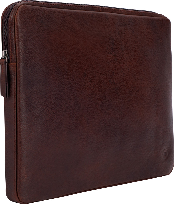 BlueBuilt 15 - 16 inches Laptop Sleeve Width 36 - 37cm Leather Brown Main Image