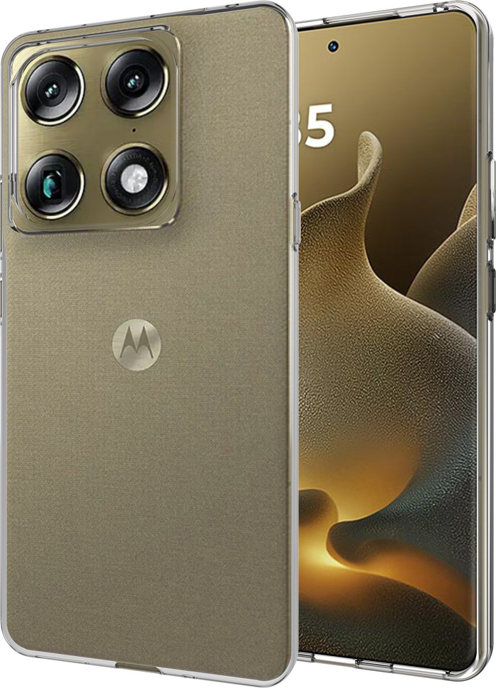Just in Case Soft Design Motorola Signature Back Cover Transparant voorkant