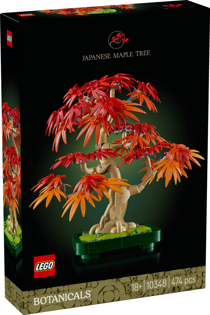 LEGO Botanicals Japanese Red Maple Bonsai Tree 10348 packaging