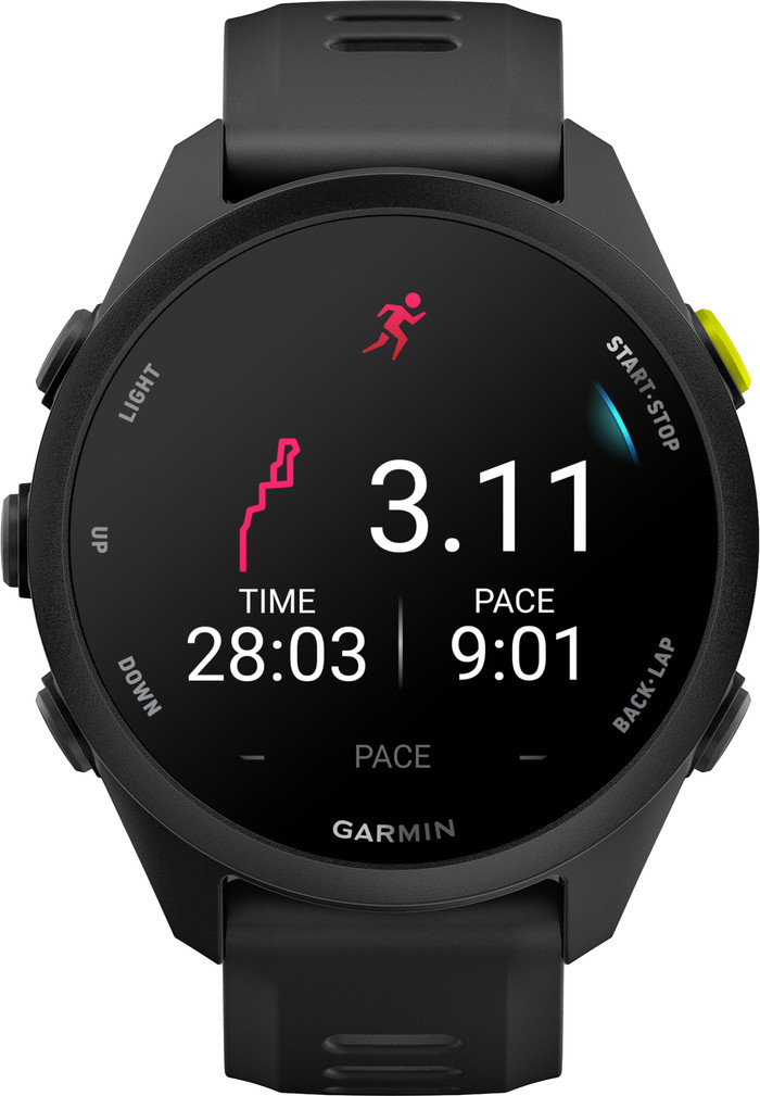 Garmin Forerunner 70 43 mm Zwart voorkant