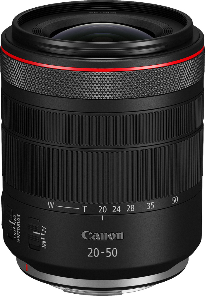 Canon RF 20-50mm f/4L IS USM PZ voorkant