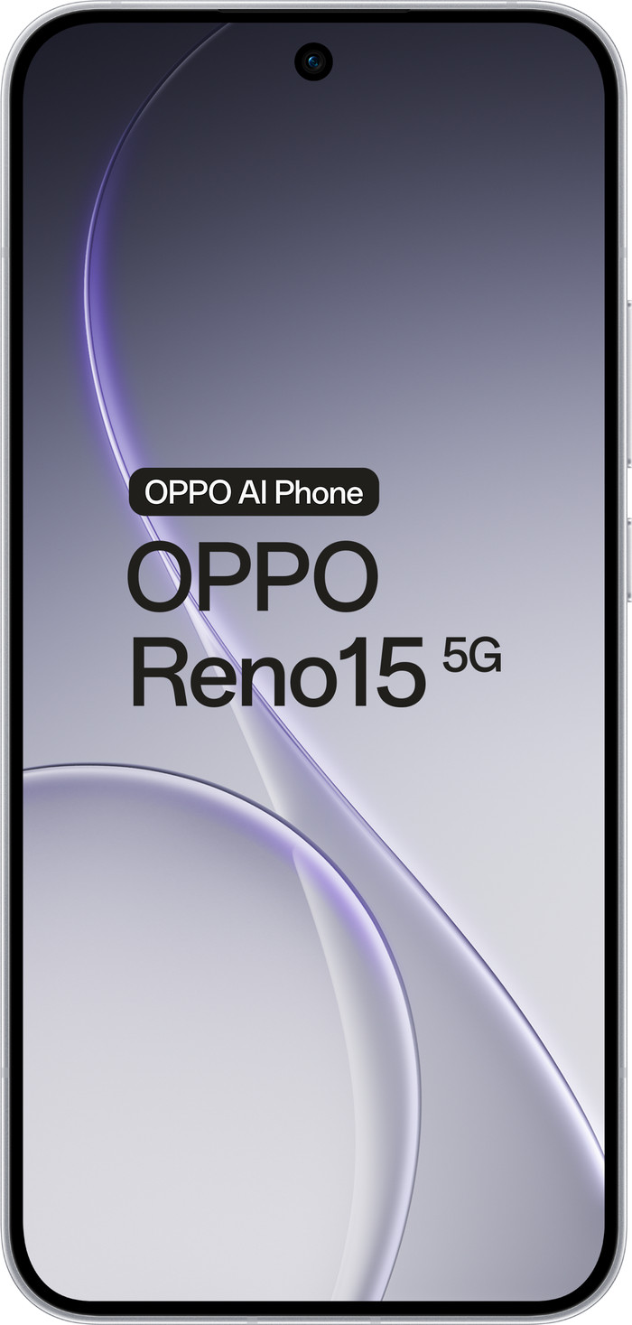 OPPO Reno15 512GB Wit 5G voorkant