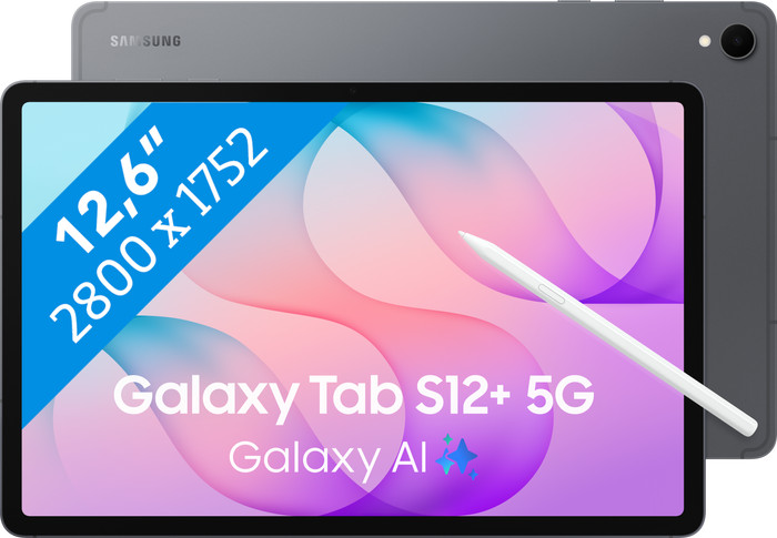 Samsung Galaxy Tab S12 Plus 12,6 Pouces 256 Go Wifi + 5G Gris Main Image