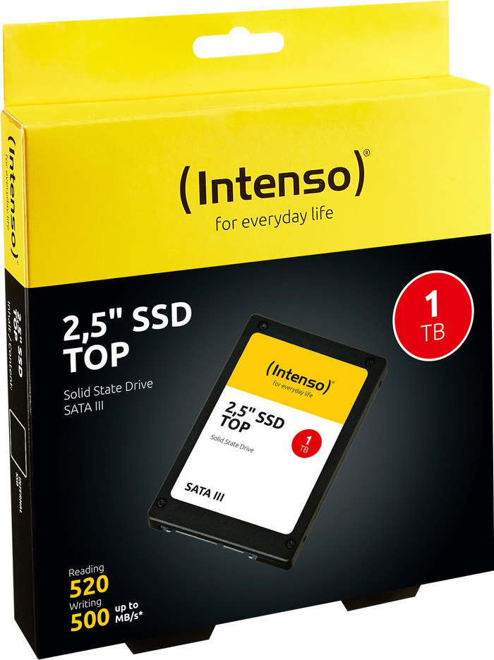 Intenso SSD 1 To 2,5'' SSD SATA III Top Performance emballage