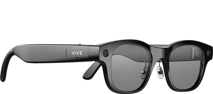 HTC VIVE Eagle AI Bril Zonnebril Rechthoekig Zwart linkerkant