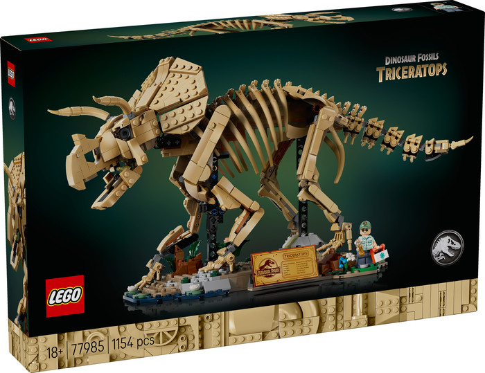 LEGO Jurassic World Dinosaurusfossielen: Triceratops 77985 verpakking