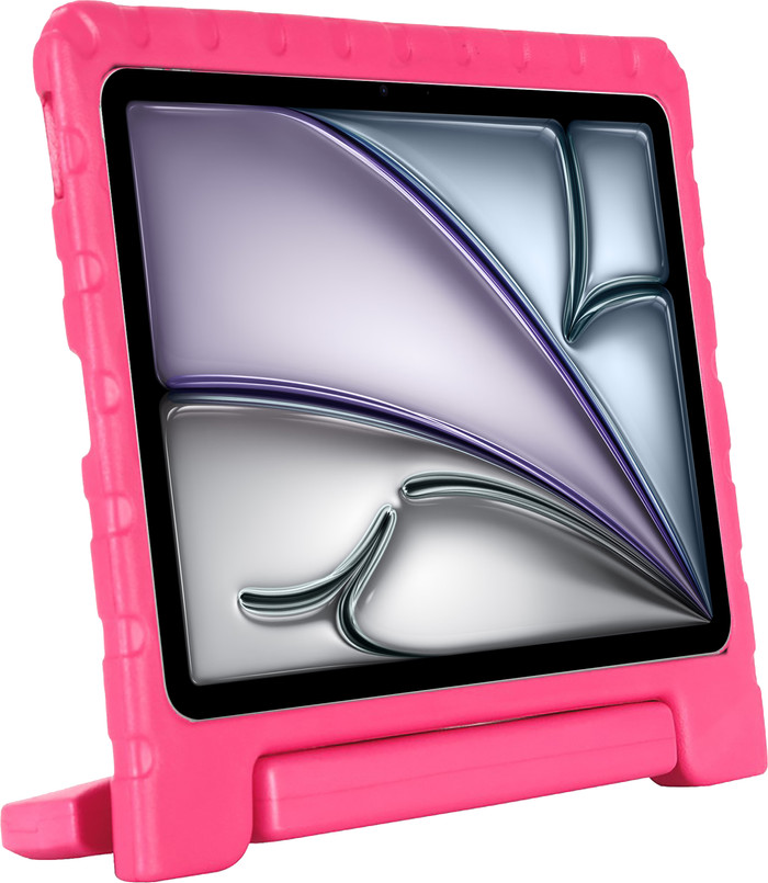 Just in Case Apple iPad Air 11 inches (2025/2024) Kids Cover Pink left side